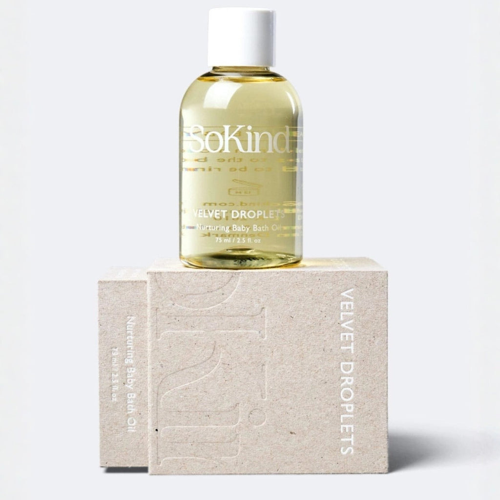 Huile de bain nourrissante pour bébé SoKind - Velvet Droplets