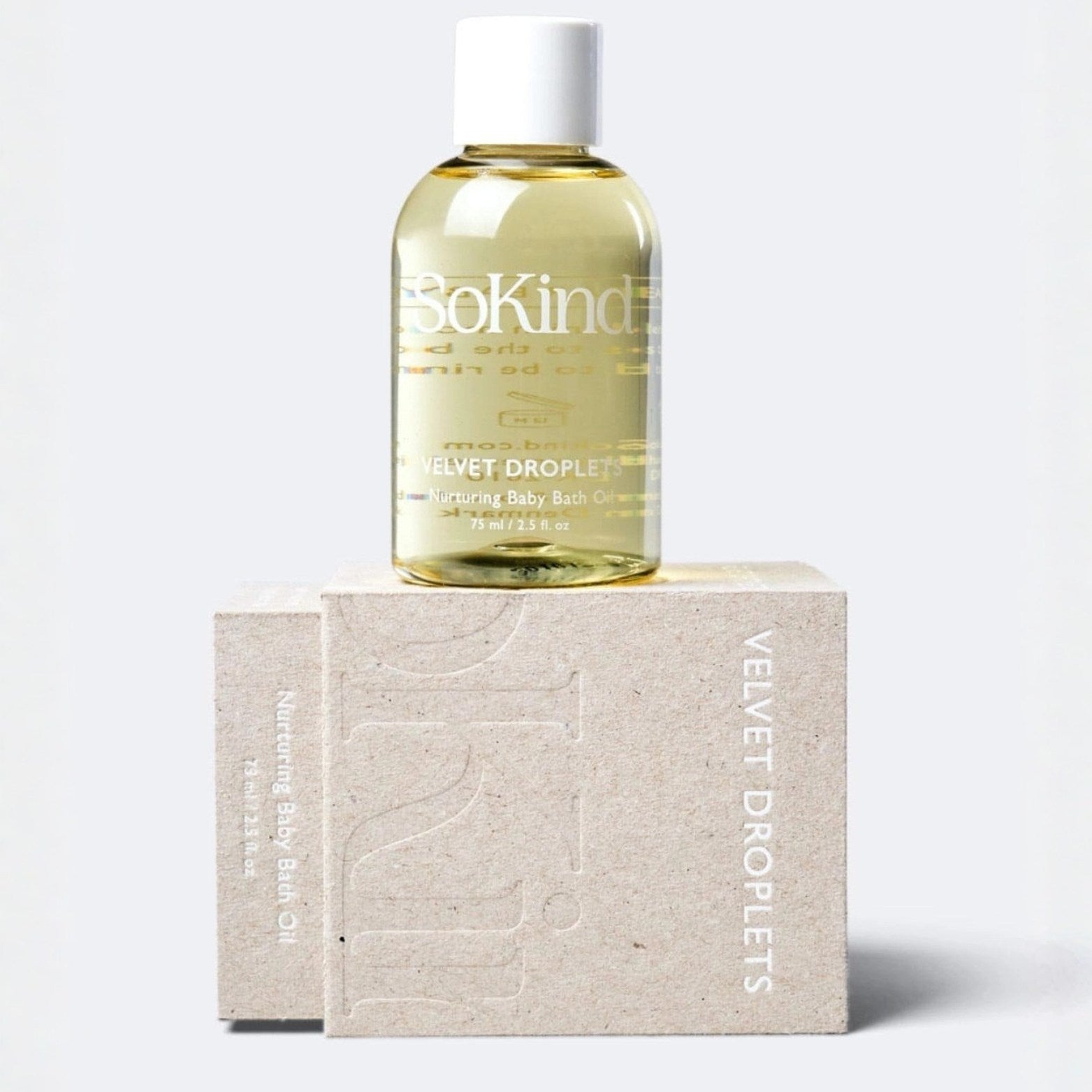 Huile de bain nourrissante pour bébé SoKind - Velvet Droplets