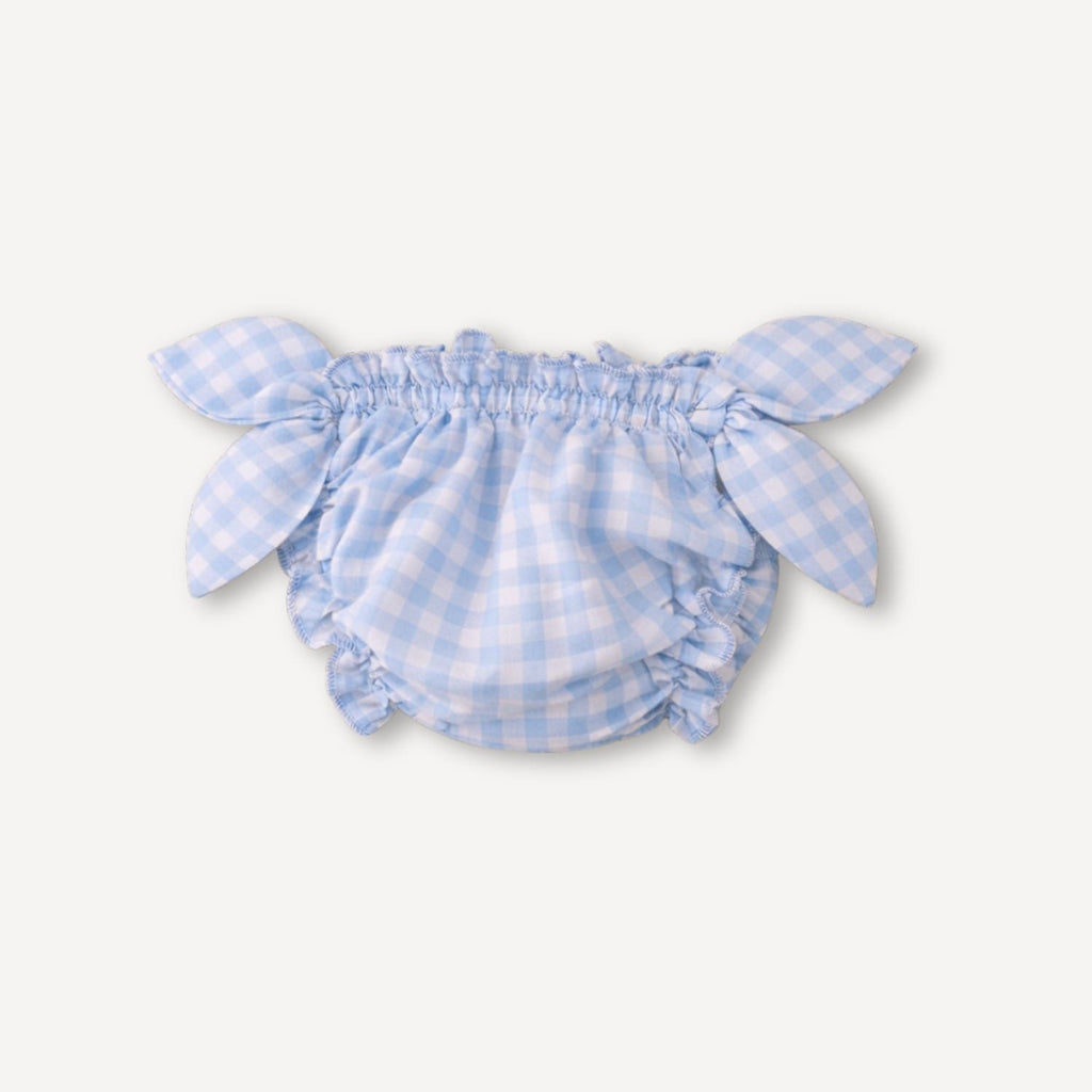 Bloomer de bain bébé vichy bleu Matholie style rétro