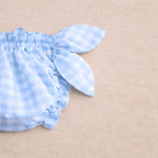 Bloomer de bain bébé vichy bleu Matholie style rétro