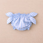 Bloomer de bain bébé vichy bleu Matholie style rétro